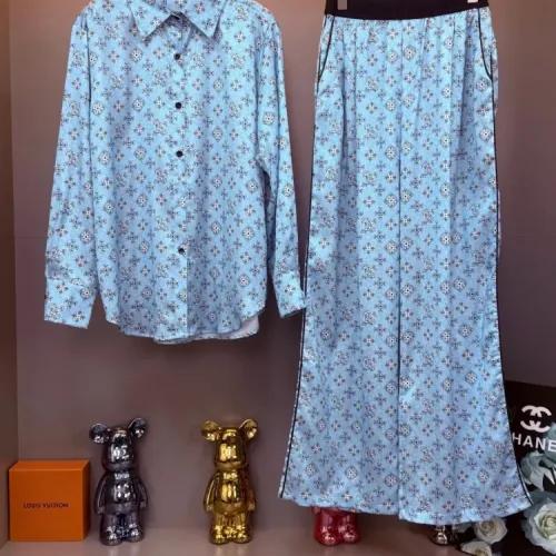 Louis Vuitton LV Pajamas Long Sleeved For Women #1453151 $88.00 USD, Wholesale Replica Louis Vuitton LV Tracksuits