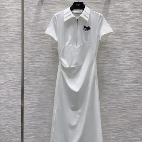 Celine Dresses Short Sleeved For Women #1453218 $72.00 USD, Wholesale Replica Celine Dresses