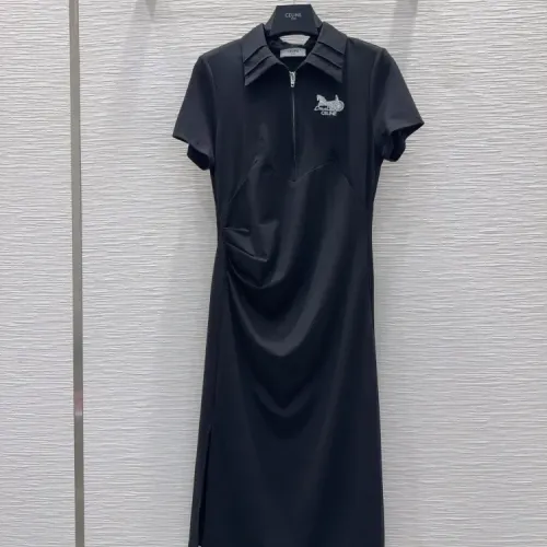 Celine Dresses Short Sleeved For Women #1453219 $72.00 USD, Wholesale Replica Celine Dresses