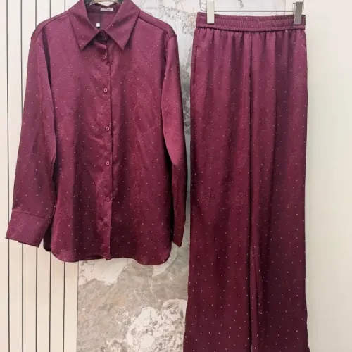 LOEWE Pajamas Long Sleeved For Women #1453237 $92.00 USD, Wholesale Replica LOEWE Tracksuits