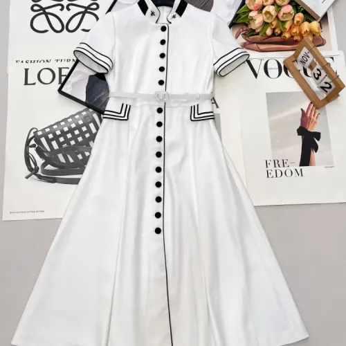 Christian Dior Dresses Short Sleeved For Women #1453240 $140.00 USD, Wholesale Replica Christian Dior Dresses