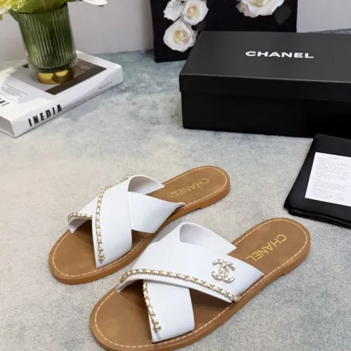 Chanel Slippers For Women #1453249 $85.00 USD, Wholesale Replica Chanel Slippers