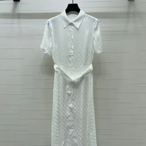 Fendi Dresses Short Sleeved For Women #1453250 $80.00 USD, Wholesale Replica Fendi Dresses
