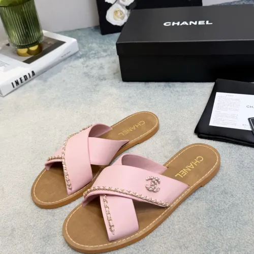 Chanel Slippers For Women #1453253 $85.00 USD, Wholesale Replica Chanel Slippers
