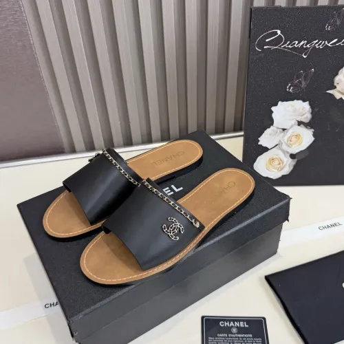 Chanel Slippers For Women #1453257 $85.00 USD, Wholesale Replica Chanel Slippers