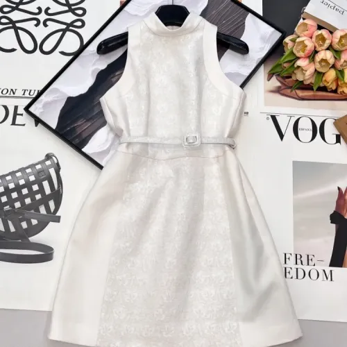 Christian Dior Dresses Sleeveless For Women #1453268 $118.00 USD, Wholesale Replica Christian Dior Dresses