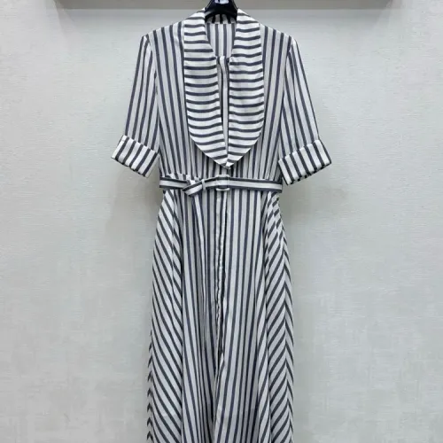 Christian Dior Dresses Short Sleeved For Women #1453287 $130.00 USD, Wholesale Replica Christian Dior Dresses