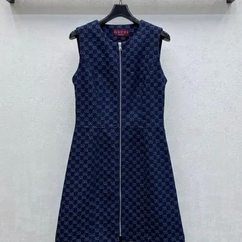 Gucci Dresses Sleeveless For Women #1453293 $115.00 USD, Wholesale Replica Gucci Dresses