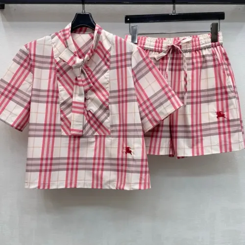 Burberry Tracksuits Short Sleeved For Women #1453297 $145.00 USD, Wholesale Replica Burberry Tracksuits