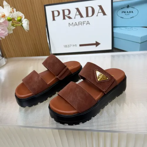 Prada Slippers For Women #1453356 $96.00 USD, Wholesale Replica Prada Slippers