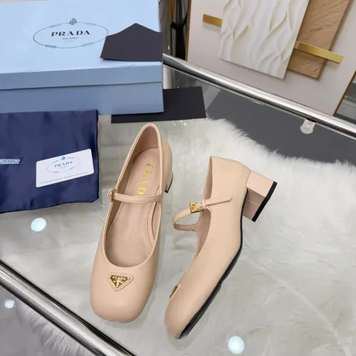 Prada High-heeled Shoes For Women #1453364 $102.00 USD, Wholesale Replica Prada High-heeled Shoes