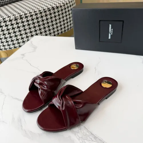 Yves Saint Laurent YSL Slippers For Women #1453442 $88.00 USD, Wholesale Replica Yves Saint Laurent YSL Slippers