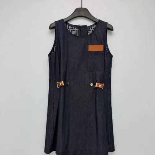 Fendi Dresses Sleeveless For Women #1453462 $122.00 USD, Wholesale Replica Fendi Dresses