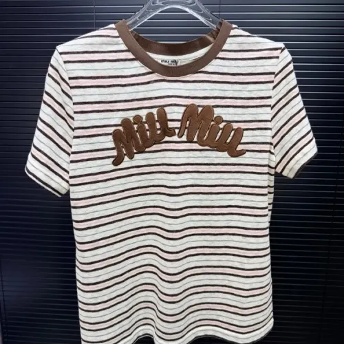 MIU MIU T-Shirts Short Sleeved For Women #1453487
