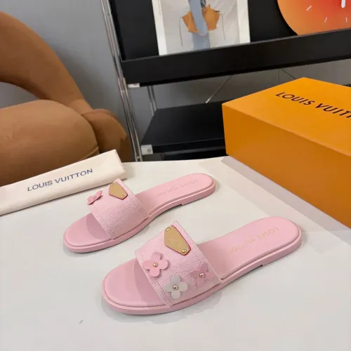 Louis Vuitton Slippers For Women #1453567 $85.00 USD, Wholesale Replica Louis Vuitton Slippers