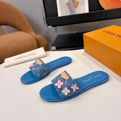 Louis Vuitton Slippers For Women #1453568 $85.00 USD, Wholesale Replica Louis Vuitton Slippers