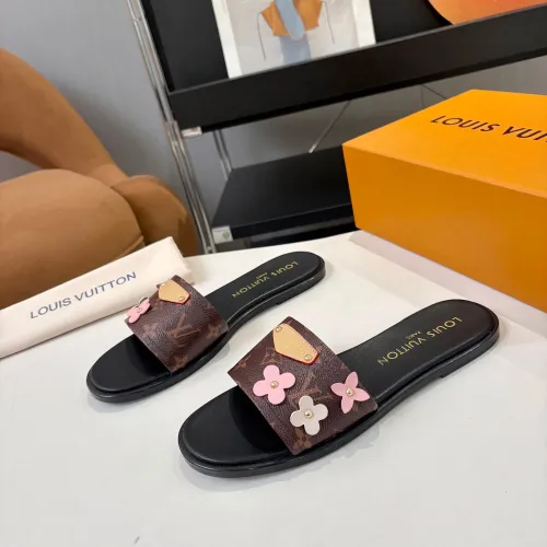Louis Vuitton Slippers For Women #1453570 $85.00 USD, Wholesale Replica Louis Vuitton Slippers