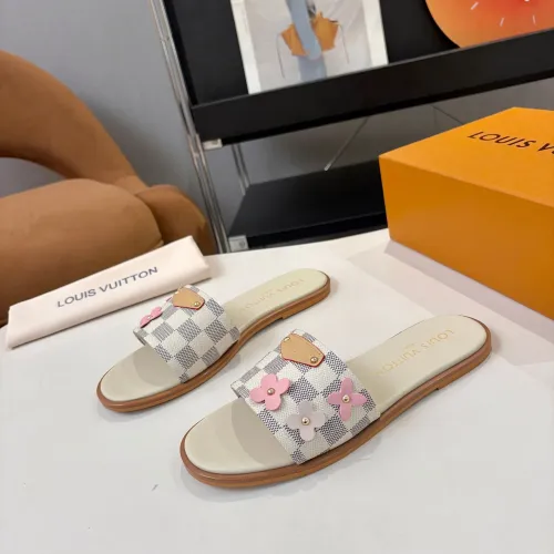 Louis Vuitton Slippers For Women #1453571 $85.00 USD, Wholesale Replica Louis Vuitton Slippers