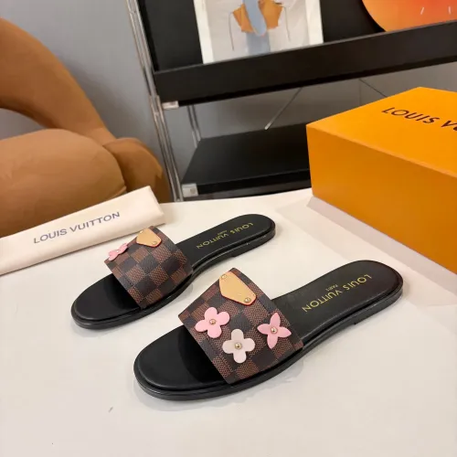 Louis Vuitton Slippers For Women #1453572 $85.00 USD, Wholesale Replica Louis Vuitton Slippers