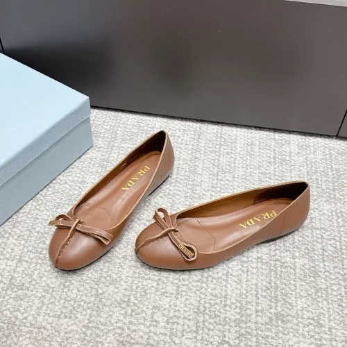 Prada Flat Shoes For Women #1453595 $108.00 USD, Wholesale Replica Prada Flat Shoes