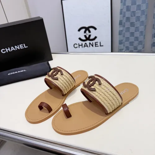 Chanel Slippers For Women #1453598 $85.00 USD, Wholesale Replica Chanel Slippers