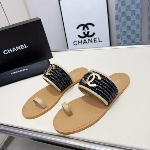 Chanel Slippers For Women #1453600 $85.00 USD, Wholesale Replica Chanel Slippers