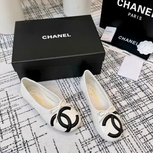 Replica Chanel Flat Shoes For Women #1453630 $96.00 USD for Wholesale