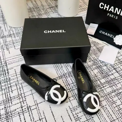 Replica Chanel Flat Shoes For Women #1453636 $96.00 USD for Wholesale