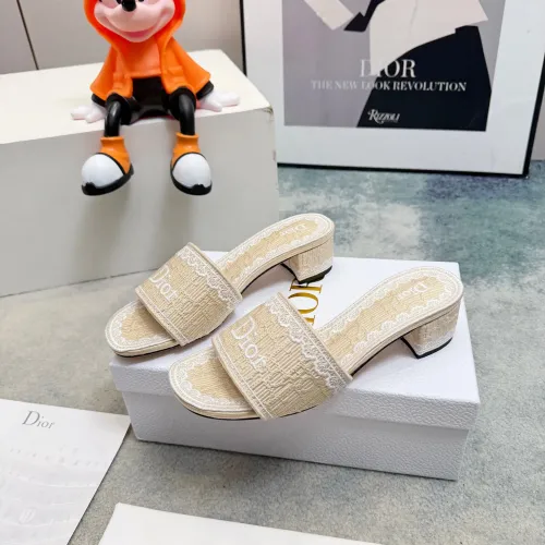 Christian Dior Slippers For Women #1453679 $85.00 USD, Wholesale Replica Christian Dior Slippers
