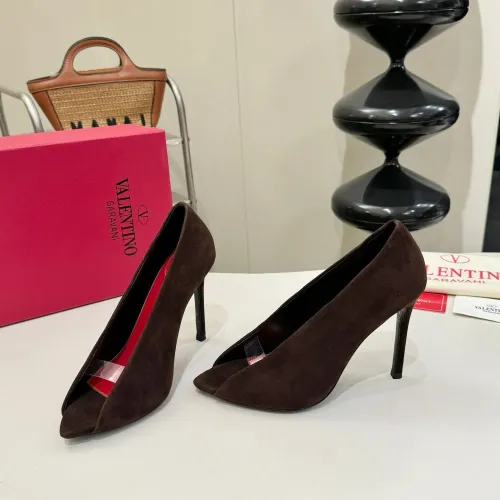 Valentino High-Heeled Shoes For Women #1453785 $112.00 USD, Wholesale Replica Valentino High-Heeled Shoes