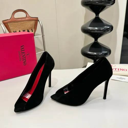 Valentino High-Heeled Shoes For Women #1453786 $112.00 USD, Wholesale Replica Valentino High-Heeled Shoes