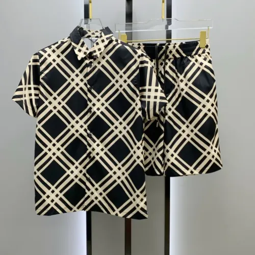 Burberry Tracksuits Short Sleeved For Men #1453827 $52.00 USD, Wholesale Replica Burberry Tracksuits