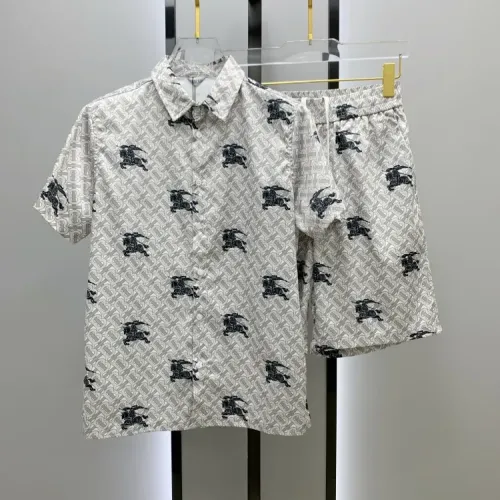 Burberry Tracksuits Short Sleeved For Men #1453832 $52.00 USD, Wholesale Replica Burberry Tracksuits