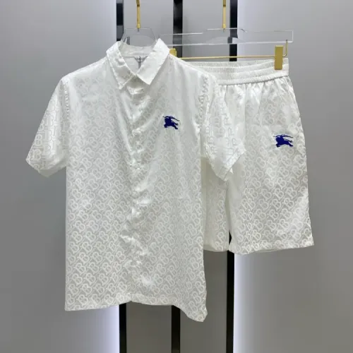 Burberry Tracksuits Short Sleeved For Men #1453837 $52.00 USD, Wholesale Replica Burberry Tracksuits
