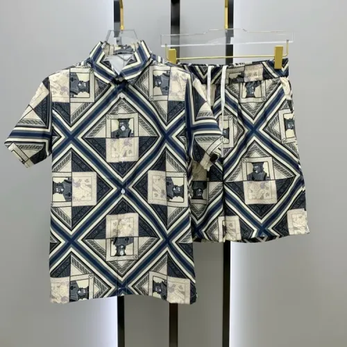 Christian Dior Tracksuits Short Sleeved For Men #1453948 $52.00 USD, Wholesale Replica Christian Dior Tracksuits