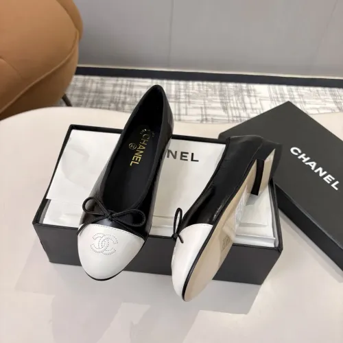 Replica Chanel Flat Shoes For Women #1454003 $92.00 USD for Wholesale