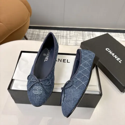 Replica Chanel Flat Shoes For Women #1454005 $92.00 USD for Wholesale