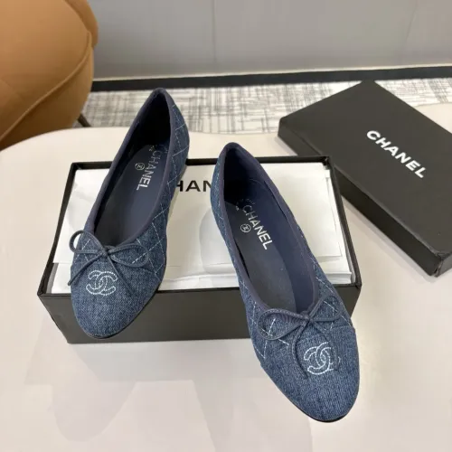 Replica Chanel Flat Shoes For Women #1454005 $92.00 USD for Wholesale