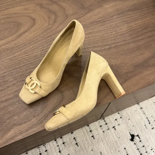 Chanel High-Heeled Shoes For Women #1454059 $112.00 USD, Wholesale Replica Chanel High-Heeled Shoes