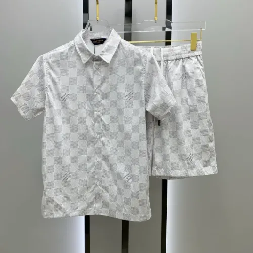 Louis Vuitton LV Tracksuits Short Sleeved For Men #1454073 $52.00 USD, Wholesale Replica Louis Vuitton LV Tracksuits