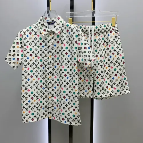Louis Vuitton LV Tracksuits Short Sleeved For Men #1454082 $52.00 USD, Wholesale Replica Louis Vuitton LV Tracksuits