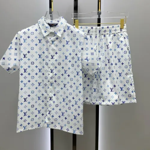 Louis Vuitton LV Tracksuits Short Sleeved For Men #1454087 $52.00 USD, Wholesale Replica Louis Vuitton LV Tracksuits