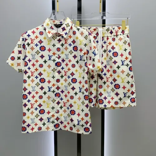 Louis Vuitton LV Tracksuits Short Sleeved For Men #1454089 $52.00 USD, Wholesale Replica Louis Vuitton LV Tracksuits