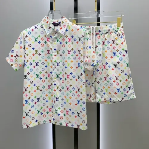 Louis Vuitton LV Tracksuits Short Sleeved For Men #1454091 $52.00 USD, Wholesale Replica Louis Vuitton LV Tracksuits