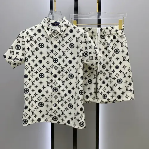 Louis Vuitton LV Tracksuits Short Sleeved For Men #1454092 $52.00 USD, Wholesale Replica Louis Vuitton LV Tracksuits