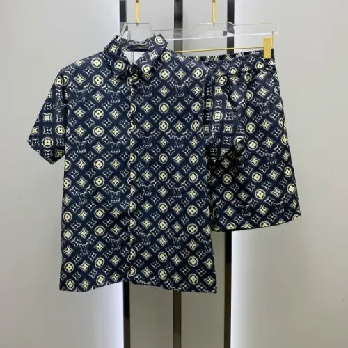 Louis Vuitton LV Tracksuits Short Sleeved For Men #1454093 $52.00 USD, Wholesale Replica Louis Vuitton LV Tracksuits