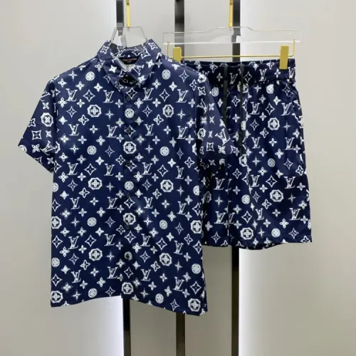 Louis Vuitton LV Tracksuits Short Sleeved For Men #1454098 $52.00 USD, Wholesale Replica Louis Vuitton LV Tracksuits