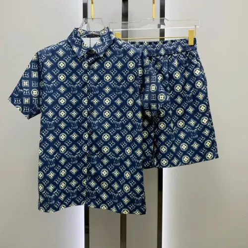 Louis Vuitton LV Tracksuits Short Sleeved For Men #1454099 $52.00 USD, Wholesale Replica Louis Vuitton LV Tracksuits