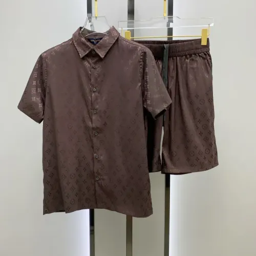 Louis Vuitton LV Tracksuits Short Sleeved For Men #1454109 $52.00 USD, Wholesale Replica Louis Vuitton LV Tracksuits