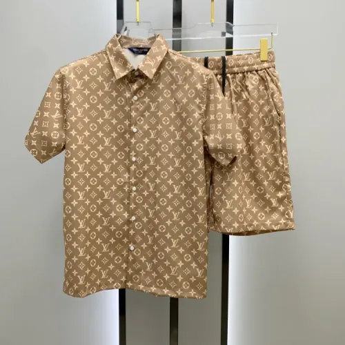 Louis Vuitton LV Tracksuits Short Sleeved For Men #1454110 $52.00 USD, Wholesale Replica Louis Vuitton LV Tracksuits